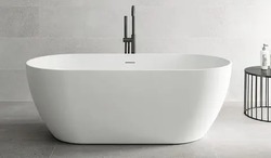 ZN BAÑERA EXENTA NUKURU MATE BLANCA 170X80 CM