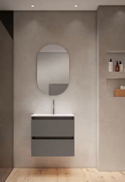 CONJUNTO BOX 2C   FLAT 80 Ceniza