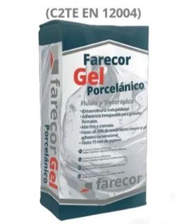 FARECOR GEL PORCELANICO C2TE (SACO DE 20KG)