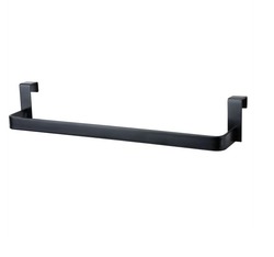 OXM TOALLERO LATERAL A MUEBLE 36 CM NEGRO MATE