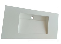 W. 90CM X 45,5CM ENCIMERA SOLID SURFACE POZA INFINITY