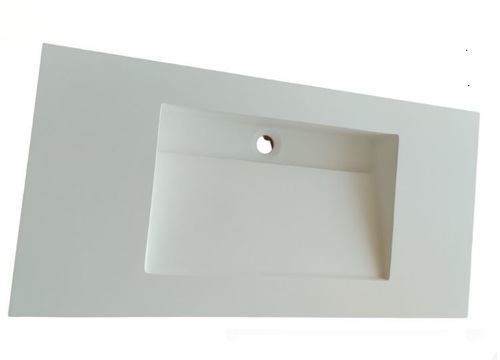W. 90CM X 45,5CM ENCIMERA SOLID SURFACE POZA INFINITY